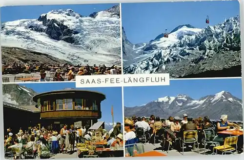 Saas-Fee Saas-Fee Bergsteigerheim Restaurant Laengfluh x / Saas Fee /Bz. Visp