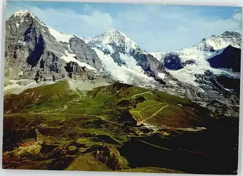 Kleine Scheidegg Wengen Kleine Scheidegg Eiger Moench Jungfrau x / Scheidegg, Kleine /Rg. Wengen