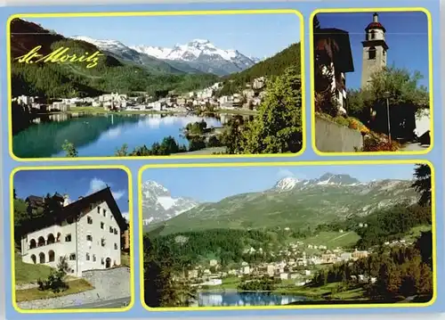 St Moritz GR St Moritz Schiefer Turm  * / St Moritz /Bz. Maloja