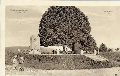 Fraubrunnen Fraubrunnen Denkmal  x / Fraubrunnen /Bz. Fraubrunnen