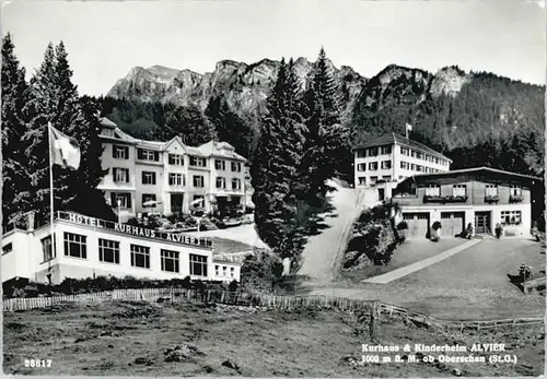 Oberschan Oberschan Kurhaus Alvier x / Oberschan /Bz. Werdenberg