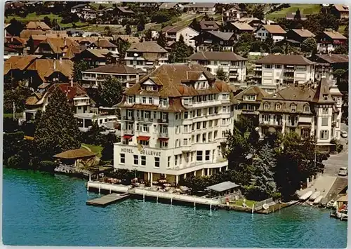 Hilterfingen Thunersee Hotel Bellevue Fliegeraufnahme x / Hilterfingen /Bz. Thun