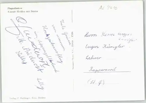 Heiden AR Heiden Saentis Fliegeraufnahme * / Heiden /Bz. Vorderland