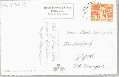 Schynige Platte Schynige Platte Jungfrau x / Schynige Platte /Rg. Lauterbrunnen