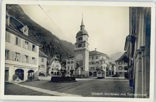 Altdorf UR Altdorf UR Tell Denkmal  x / Altdorf UR /Bz. Uri