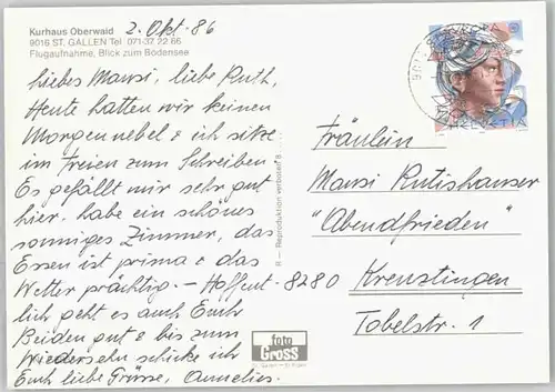 St Gallen SG St Gallen Kurhaus Oberwaid x / St Gallen /Bz. St. Gallen City