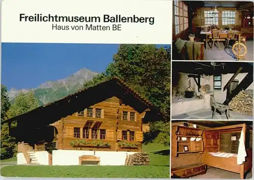 Detligen Detligen Freilichtmusuem Ballenberg Haus von Matten * / Detligen /Bz. Aarberg