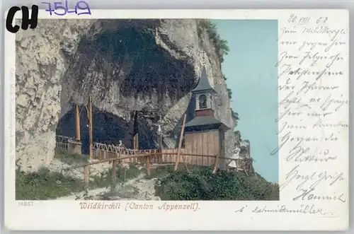 Appenzell IR Appenzell Wild Kirche  x / Appenzell /Bz. Appenzell IR