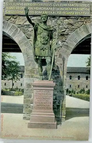 Bad Homburg Bad Homburg Saalburg Statue Kaiser Antonius Pius * / Bad Homburg v.d. Hoehe /Hochtaunuskreis LKR