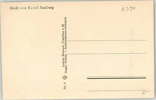 Bad Homburg Bad Homburg Saalburg * / Bad Homburg v.d. Hoehe /Hochtaunuskreis LKR