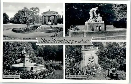 Bad Homburg Bad Homburg Durstbrunnen Elisabethenbrunnen Landgrafenbrunnen x / Bad Homburg v.d. Hoehe /Hochtaunuskreis LKR