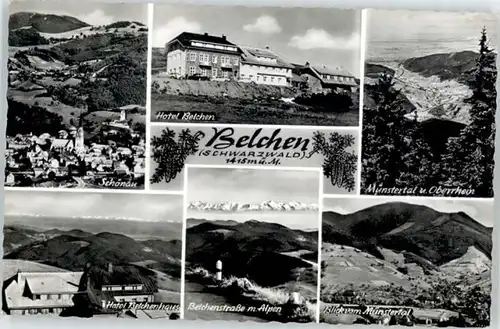 Belchen Baden Belchen Hotel Belchenhaus Schoenau Untermuenstertal x / Neuenweg /Loerrach LKR