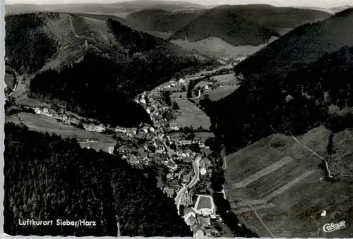 Sieber Sieber Fliegeraufnahme * / Herzberg am Harz /Osterode Harz LKR