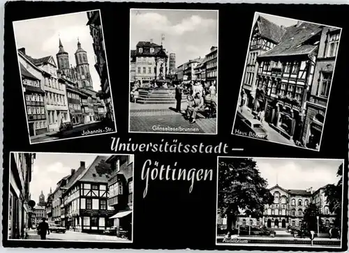 Goettingen Niedersachsen Goettingen Haus Boerner Gaenselieselbrunnen Johannisstrasse Auditorium x / Goettingen /Goettingen LKR