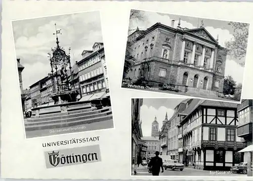 Goettingen Niedersachsen Goettingen Gaenselieselbrunnen Barfuesslerstrasse x / Goettingen /Goettingen LKR