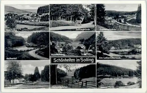 Neuhaus Solling Neuhaus Solling Reihertal Lakenhaus Holzmindetal Fohlenplacken Muehlenberg * / Holzminden /Holzminden LKR