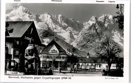 Garmisch-Partenkirchen Garmisch Marktplatz Zugspitze * / Garmisch-Partenkirchen /Garmisch-Partenkirchen LKR