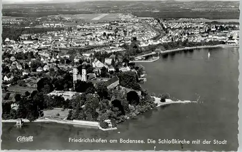 Friedrichshafen Bodensee Friedrichshafen Fliegeraufnahme Schlosskirche * / Friedrichshafen /Bodenseekreis LKR