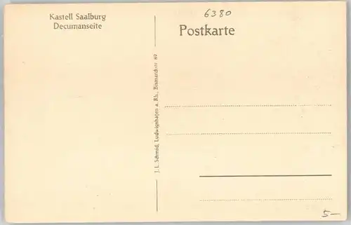 Kastell Saalburg Kastell Saalburg  * / Bad Homburg v.d. Hoehe /Hochtaunuskreis LKR