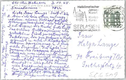 St Blasien St Blasien Sanatorium Diele x / St. Blasien /Waldshut LKR