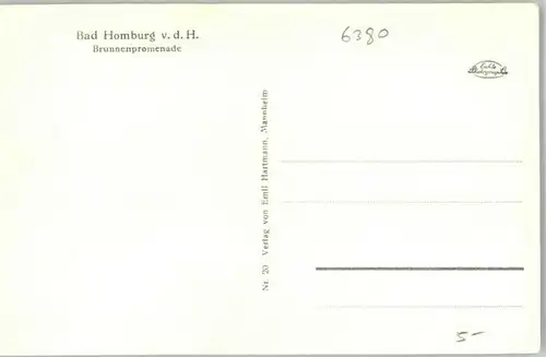 Bad Homburg Bad Homburg Brunnen * / Bad Homburg v.d. Hoehe /Hochtaunuskreis LKR