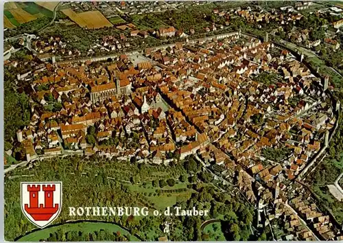 Rothenburg Tauber Rothenburg Tauber Fliegeraufnahme * / Rothenburg ob der Tauber /Ansbach LKR