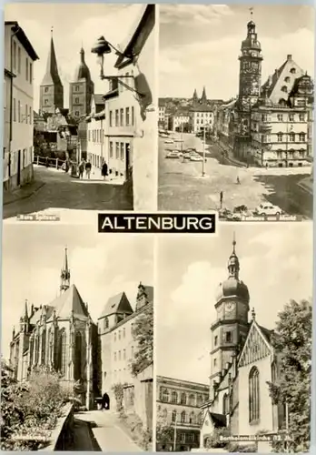 Altenburg Thueringen Altenburg Thueringen Rote Spitzen Rathaus Markt Bartholomaeikirche x / Altenburg /Altenburger Land LKR