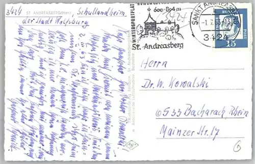 St Andreasberg Harz St Andreasberg Fliegeraufnahme x / Sankt Andreasberg /Goslar LKR