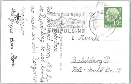 Ruhpolding Ruhpolding Kindergenesungsheim Labenbachhof x / Ruhpolding /Traunstein LKR