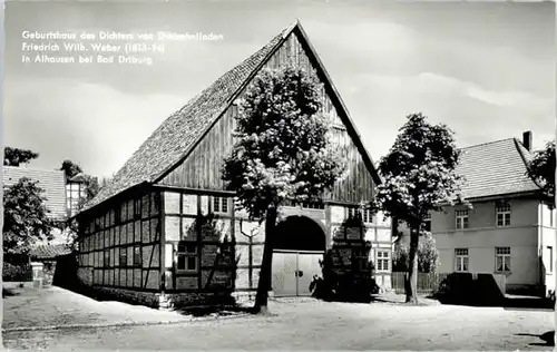 Alhausen Westfalen Alhausen Westfalen Geburtshaus Friedrich Wilhelm Weber * / Bad Driburg /Hoexter LKR