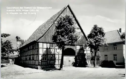 Alhausen Westfalen Alhausen Westfalen Geburtshaus Friedrich Wilhelm Weber x / Bad Driburg /Hoexter LKR