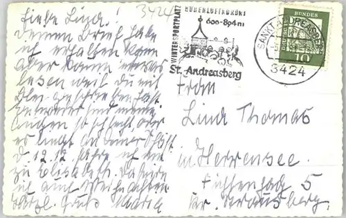 St Andreasberg Harz St Andreasberg  x / Sankt Andreasberg /Goslar LKR