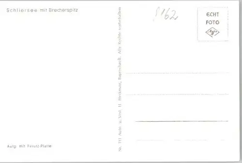 Schliersee Schliersee Brecherspitze * / Schliersee /Miesbach LKR