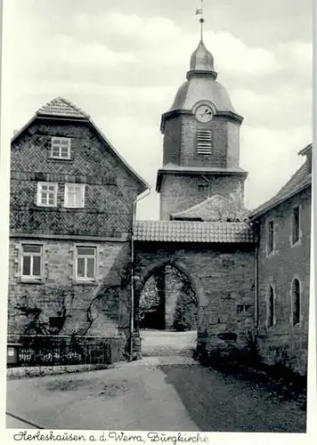 Herleshausen Herleshausen Burg Kirche  * / Herleshausen /Werra-Meissner-Kreis LKR