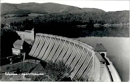 Edersee Edersee Sperrmauer x / Edertal /Waldeck-Frankenberg LKR