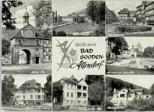 Bad Sooden-Allendorf Bad Sooden-Allendorf Haus Sobe Haus Carola Haus in der Sonne * / Bad Sooden-Allendorf /Werra-Meissner-Kreis LKR