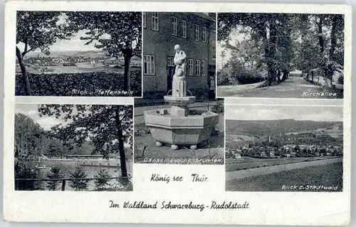 Rudolstadt Rudolstadt Gaensemaennchenbrunnen Waldbad x / Rudolstadt /Saalfeld-Rudolstadt LKR
