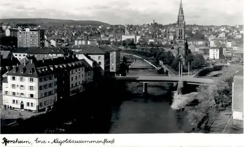 Pforzheim Pforzheim Nagoldzusammenfluss * / Pforzheim /Enzkreis LKR