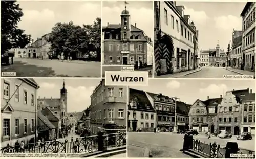 Wurzen Sachsen Wurzen Albert Kuntz Strasse Wenceslaigasse * / Wurzen /Leipzig LKR