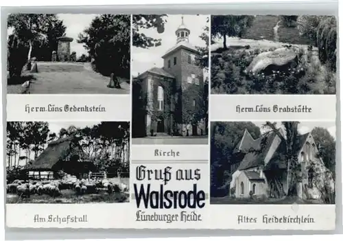Walsrode Lueneburger Heide Walsrode Hermann Loens Gedenkstein  * / Walsrode /Soltau-Fallingbostel LKR