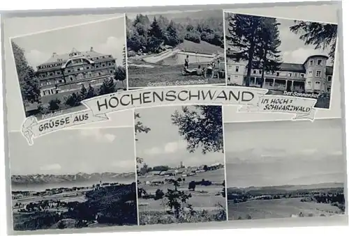 Hoechenschwand Hoechenschwand Sonnenhof  * / Hoechenschwand /Waldshut LKR