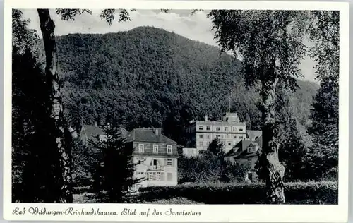 Reinhardshausen Reinhardshausen Sanatorium x / Bad Wildungen /Waldeck-Frankenberg LKR
