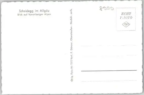 Scheidegg Allgaeu Scheidegg  * / Scheidegg /Lindau LKR