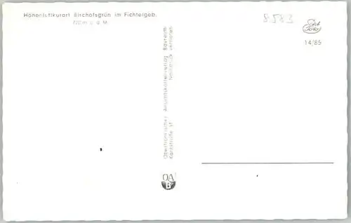 Bischofsgruen Bischofsgruen  * / Bischofsgruen /Bayreuth LKR