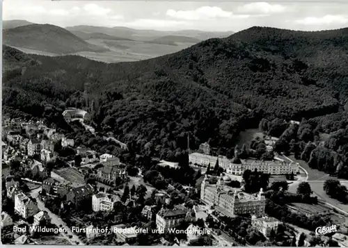 Bad Wildungen Bad Wildungen Fliegeraufnahme Fuerstenhof Badehotel Wandelhalle * / Bad Wildungen /Waldeck-Frankenberg LKR