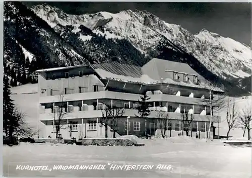 Hinterstein Bad Hindelang Hinterstein Hotel Waidmannsheil x / Bad Hindelang /Oberallgaeu LKR