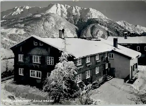 Gailenberg Gailenberg Haus Sonnmatt x / Bad Hindelang /Oberallgaeu LKR