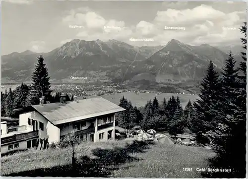 Oberstdorf Oberstdorf Cafe Bergkristall * / Oberstdorf /Oberallgaeu LKR