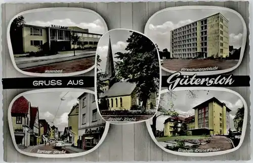 Guetersloh Guetersloh Apostel Kirche Elisabeth Krankenhaus Berliner Strasse x / Guetersloh /Guetersloh LKR