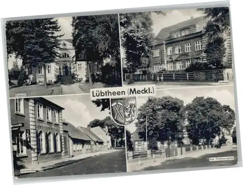 Luebtheen Luebtheen Leninstrasse Thaelmannplatz x / Luebtheen /Ludwigslust LKR